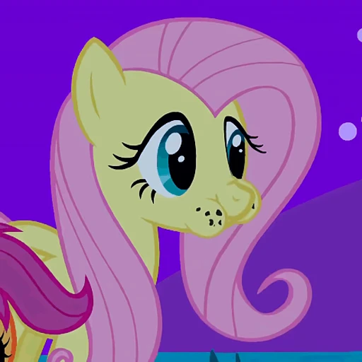 😋 Стикер «Fluttershy animated» для Telegram