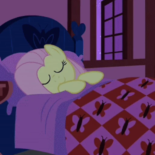 😴 Стикер «Fluttershy animated» для Telegram