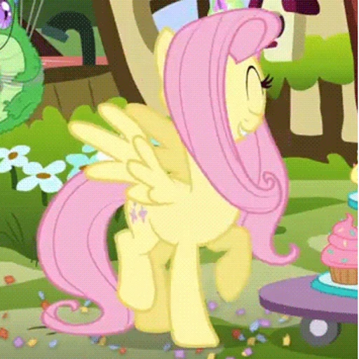 🥳 Стикер «Fluttershy animated» для Telegram