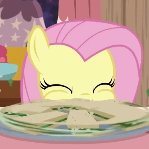 🍰 Стикер «Fluttershy animated» для Telegram