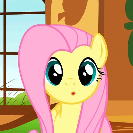😯 Стикер «Fluttershy animated» для Telegram