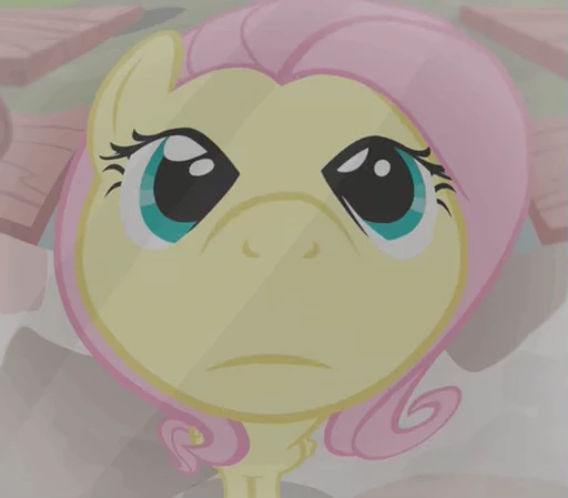 👀 Стикер «Fluttershy animated» для Telegram