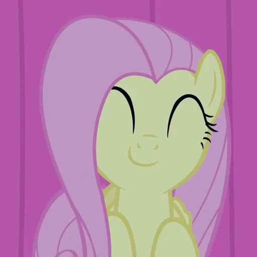 Стикерпак Fluttershy animated для Telegram