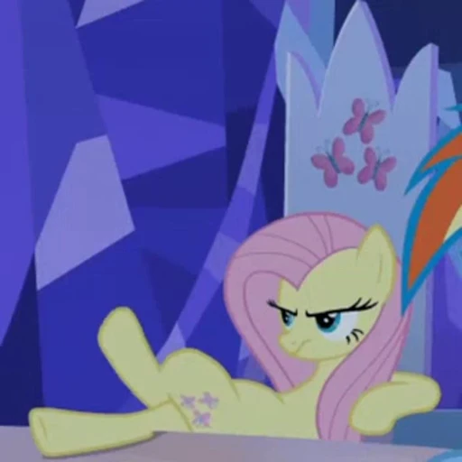 😠 Стикер «Fluttershy animated» для Telegram