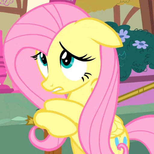 😖 Стикер «Fluttershy animated» для Telegram