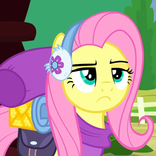 🤨 Стикер «Fluttershy animated» для Telegram