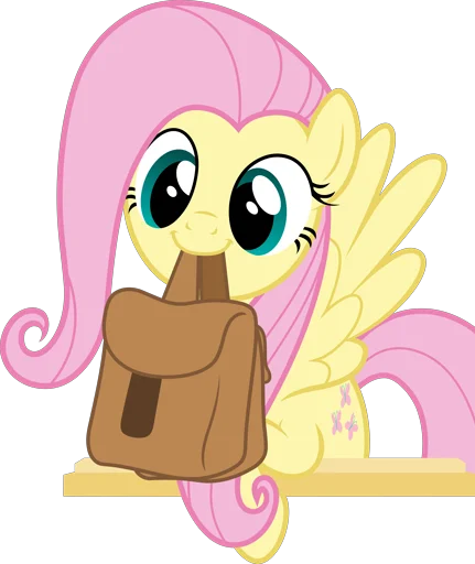 🥰 Стикер «Fluttershy 2» для Telegram