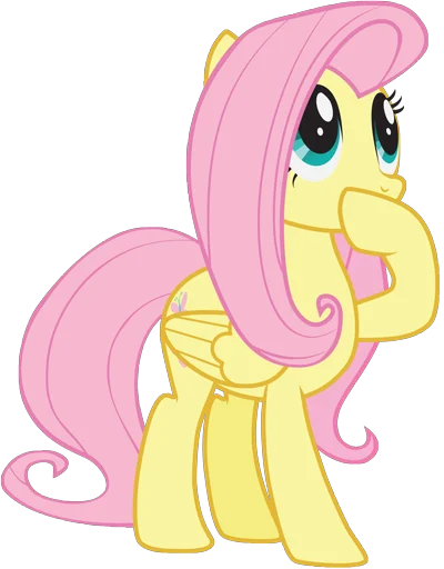 🫢 Стикер «Fluttershy 2» для Telegram