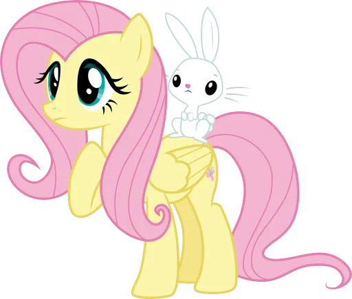 😐 Стикер «Fluttershy 2» для Telegram