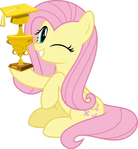🏆 Стикер «Fluttershy 2» для Telegram