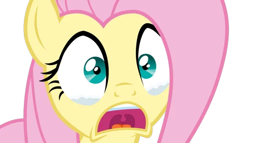 😨 Стикер «Fluttershy 2» для Telegram