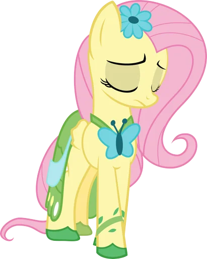 😔 Стикер «Fluttershy 2» для Telegram
