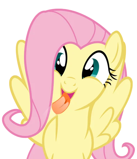 👅 Стикер «Fluttershy 2» для Telegram