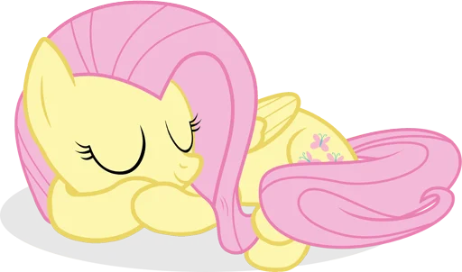 😴 Стикер «Fluttershy 2» для Telegram