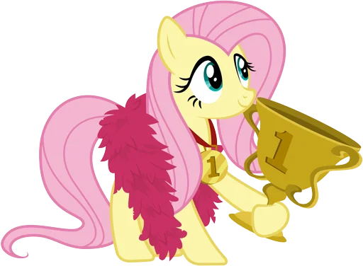 🏆 Стикер «Fluttershy 2» для Telegram