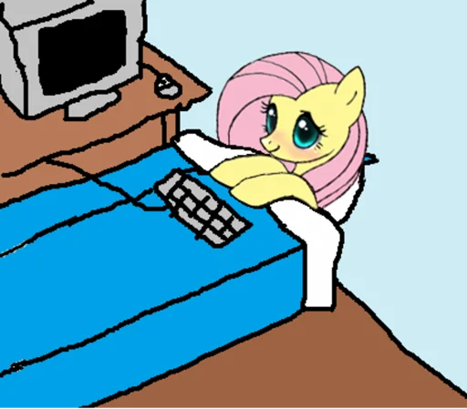 🥹 Стикер «Fluttershy 2» для Telegram