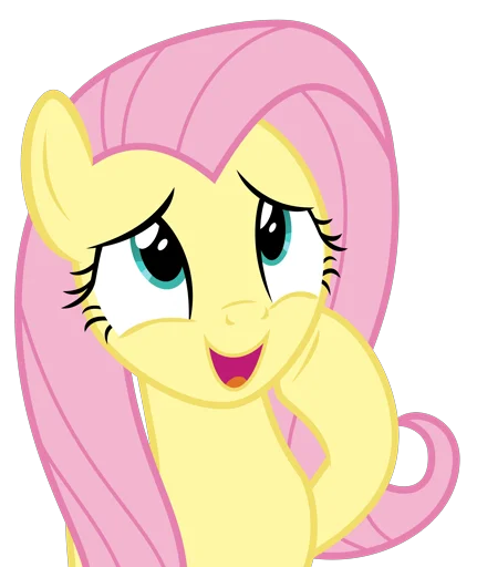 😅 Стикер «Fluttershy 2» для Telegram