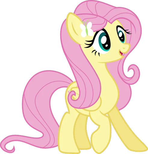 😍 Стикер «Fluttershy 2» для Telegram