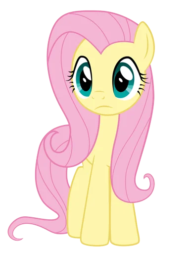😐 Стикер «Fluttershy 2» для Telegram