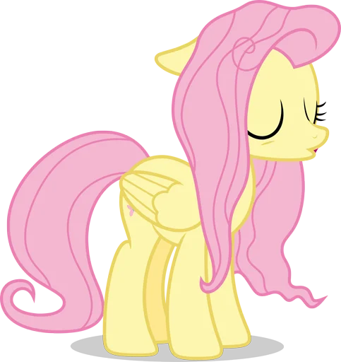 🥺 Стикер «Fluttershy 2» для Telegram