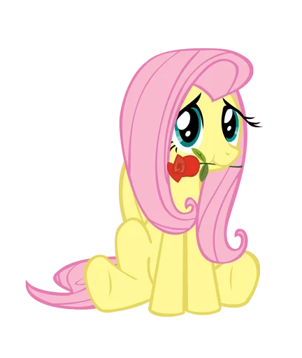 🌷 Стикер «Fluttershy 2» для Telegram