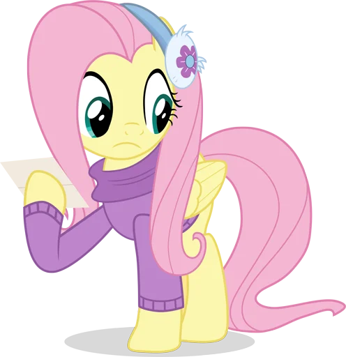 😶 Стикер «Fluttershy 2» для Telegram