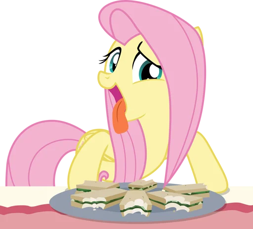 👅 Стикер «Fluttershy 2» для Telegram