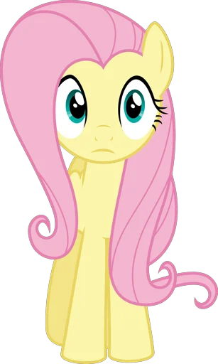 😐 Стикер «Fluttershy 2» для Telegram