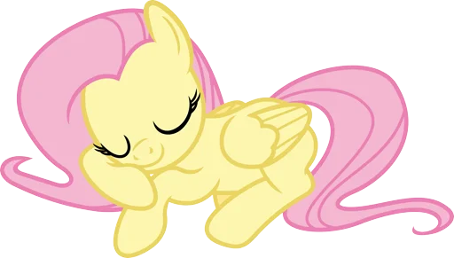 😴 Стикер «Fluttershy 2» для Telegram