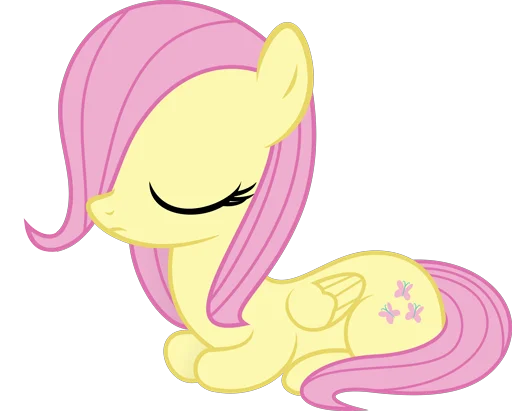 😴 Стикер «Fluttershy 2» для Telegram