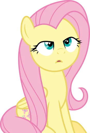 😯 Стикер «Fluttershy 2» для Telegram