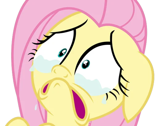 🥺 Стикер «Fluttershy 2» для Telegram