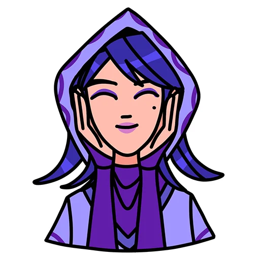 🤩 Стикер «FluxGirl» для Telegram