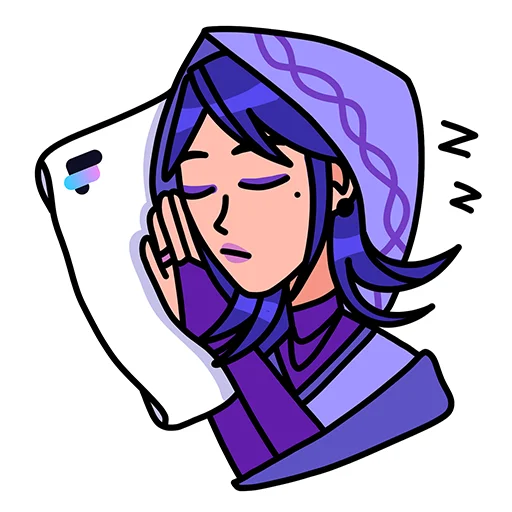😴 Стикер «FluxGirl» для Telegram