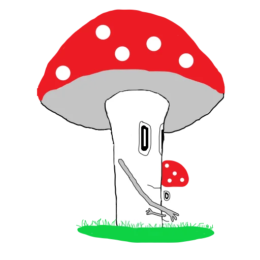 🤗 Стикер «Fly agaric» для Telegram