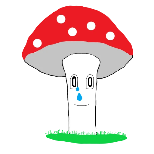 🥲 Стикер «Fly agaric» для Telegram