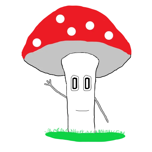 👋 Стикер «Fly agaric» для Telegram