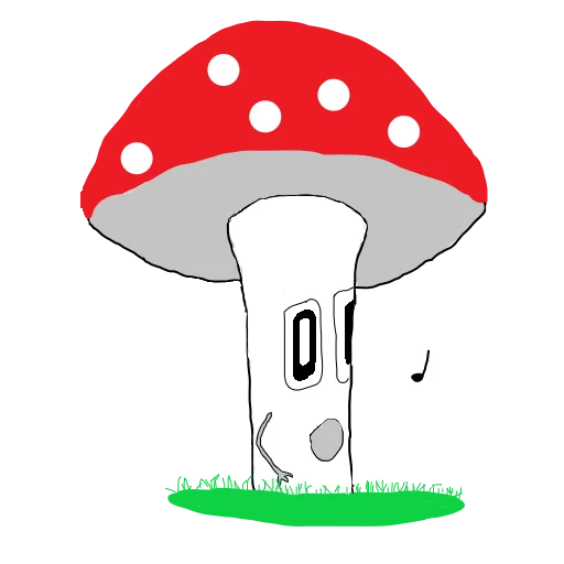 🎶 Стикер «Fly agaric» для Telegram
