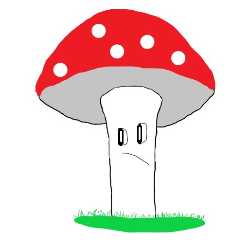 😕 Стикер «Fly agaric» для Telegram