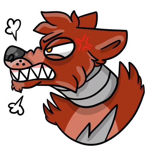 😡 Стикер «Five Nights at Freddy&;s» для Telegram