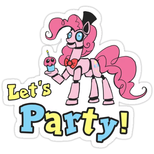 Стикерпак FNAF Pony для Telegram