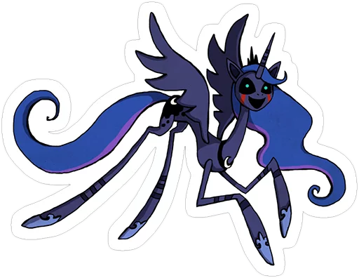 👽 Стикер «FNAF Pony» для Telegram