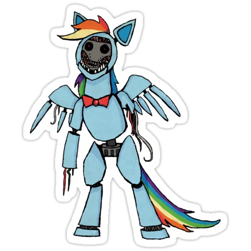 😶 Стикер «FNAF Pony» для Telegram
