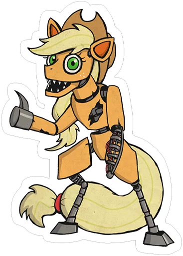 👍 Стикер «FNAF Pony» для Telegram