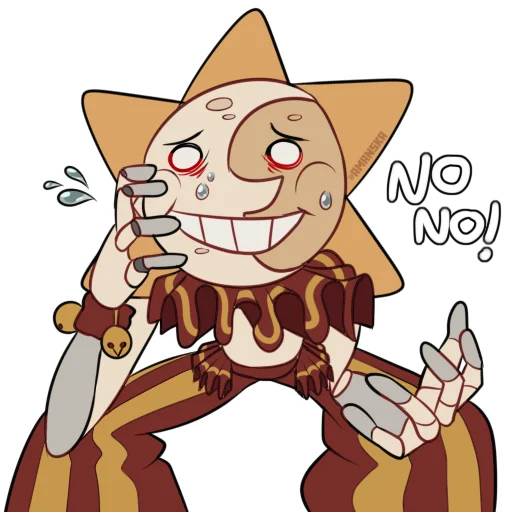 Стикерпак FNAF security breach для Telegram
