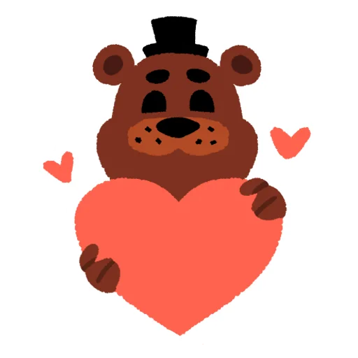 ❤️ Стикер «Five Nights at Freddys» для Telegram