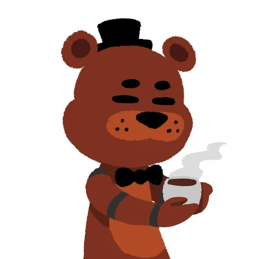 ☕️ Стикер «Five Nights at Freddys» для Telegram