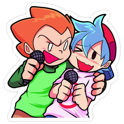 👬 Стикер «Friday Night Funkin’» для Telegram