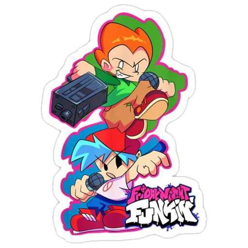 👥 Стикер «Friday Night Funkin’» для Telegram