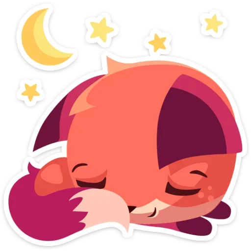 😴 Стикер «Фокси • Foxy» для Telegram